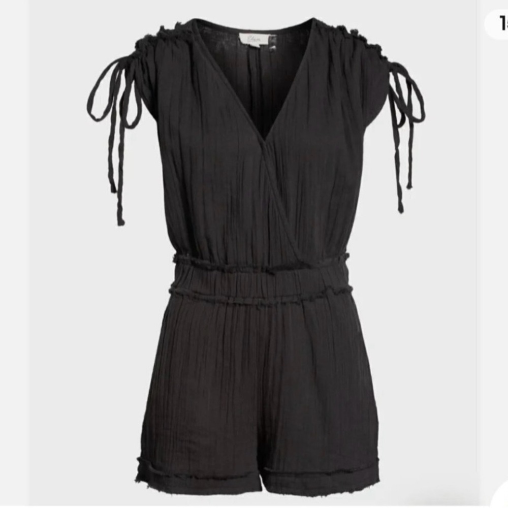 Elan Black Sleeveless Romper Women’s Size Medium - Picture 4 of 5